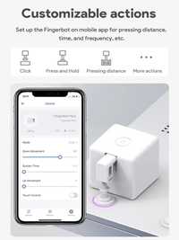 Умная кнопка переключения Zigbee Fingerbot. Tuya, Smart life.