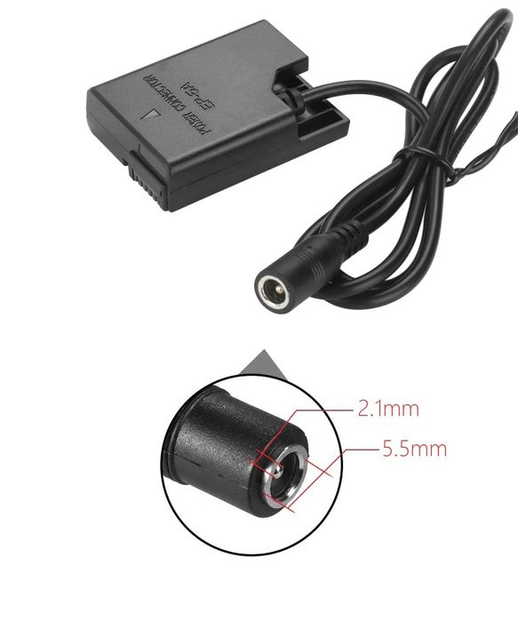 Alimentator priza EN-EL14 Nikon D3100 D3200 D3500 D5100 D5300 D5500