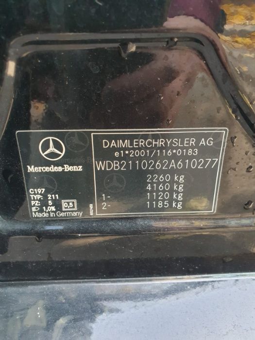 ***ПРОДАВАМ НА ЧАСТИ*** Мерцедес Е 320 CDI W211