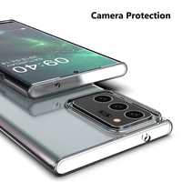 Samsung Note 20 20 Ultra - Husa Silicon Slim Clara Protectie Camera