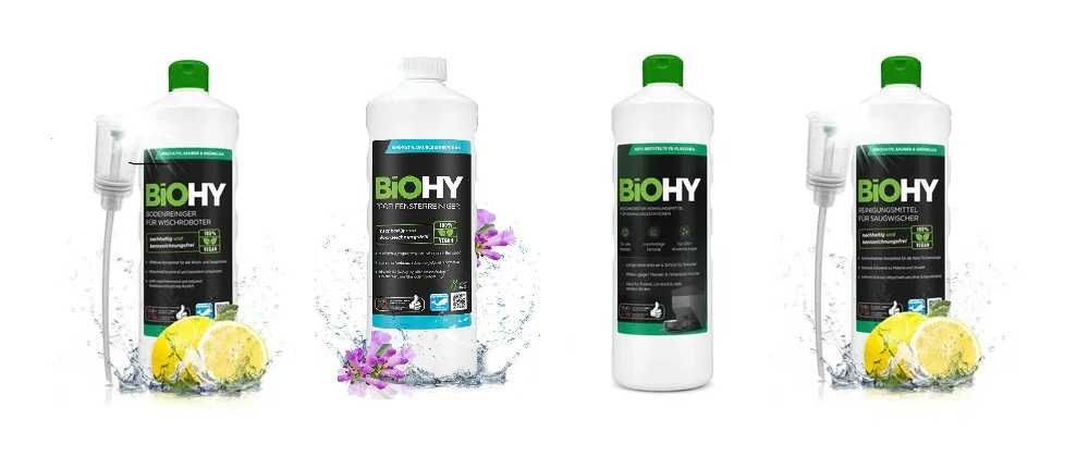 BiOHY препарат 1л, концентрат за прахосмукачки, мопове и прозорци.
