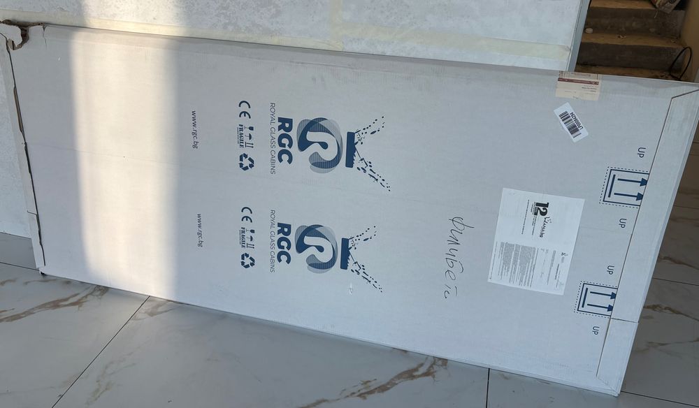 Параван за баня 90/200/8