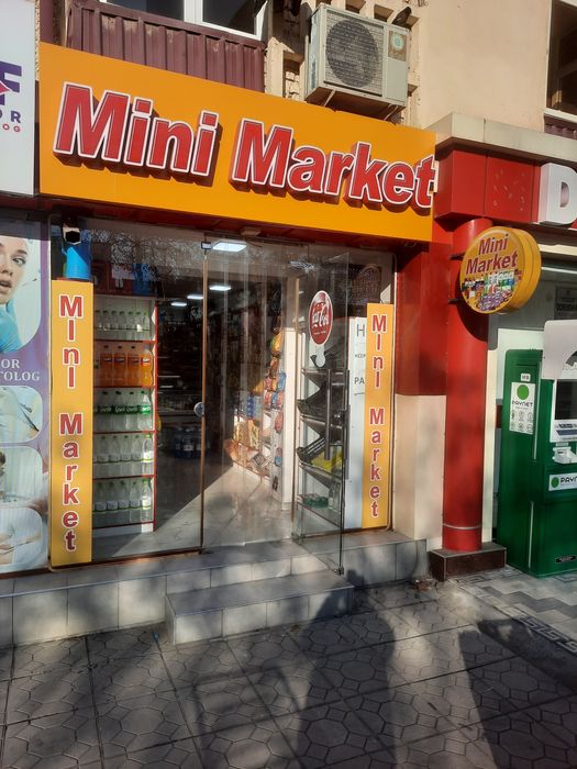 Reklama Mini Market Bukvanniy, Akriloviy, Alkafon pochti yangi, yonadi
