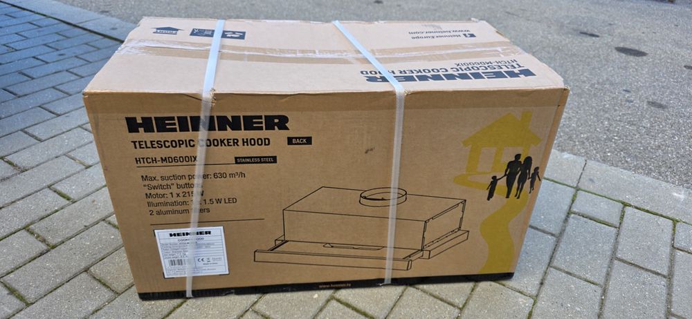 Vand hota incorporabila Heinner Inox - noua.sigilata,garanție