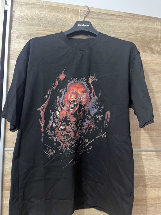 Tricou Gri Vetements Graphic Design Tee size M