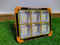 Proiector solar portabil puternic 500W / 4500lm/ 12500mAh, Camping