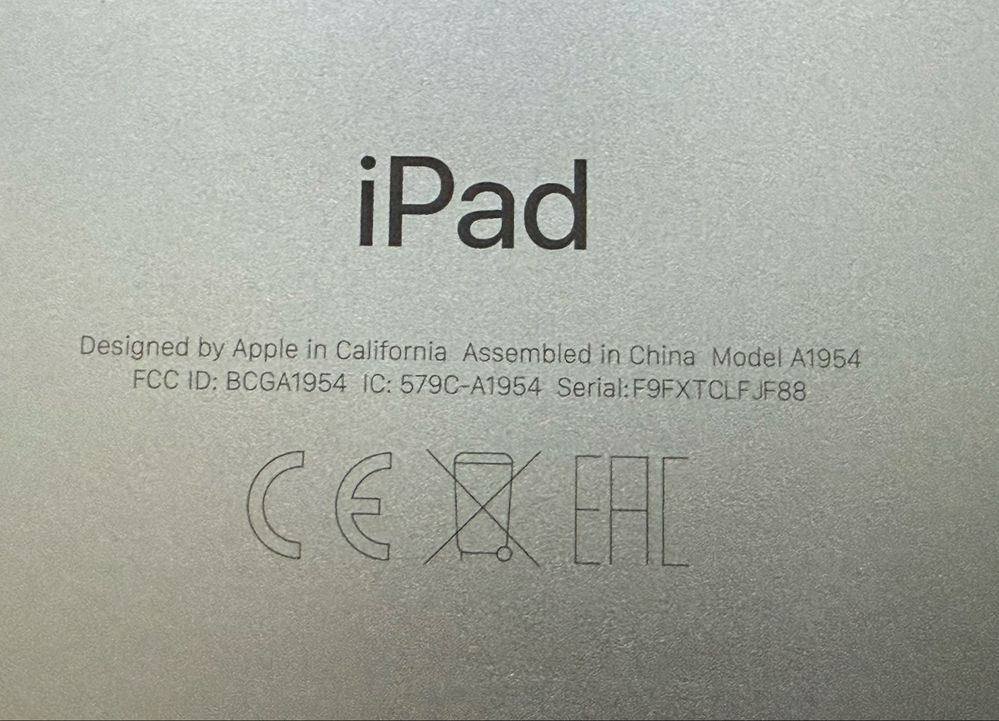 Ipad 32 GB, A1954 - 6то поколение отличен, без забележки