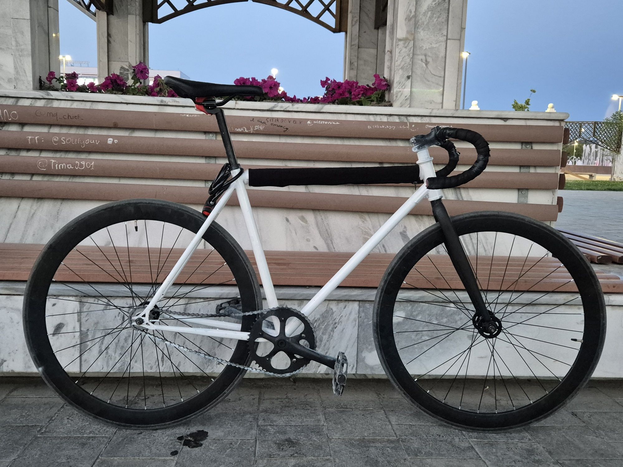 Fixed gear leg 40