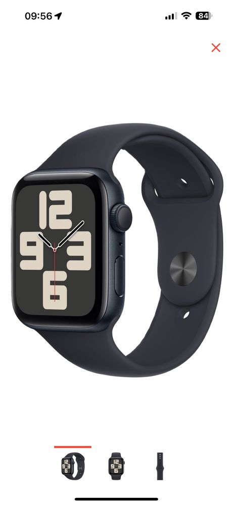 Смарт-часы Apple Watch SE 2 Gen (2023) GPS M/L 44 мм черно-синий