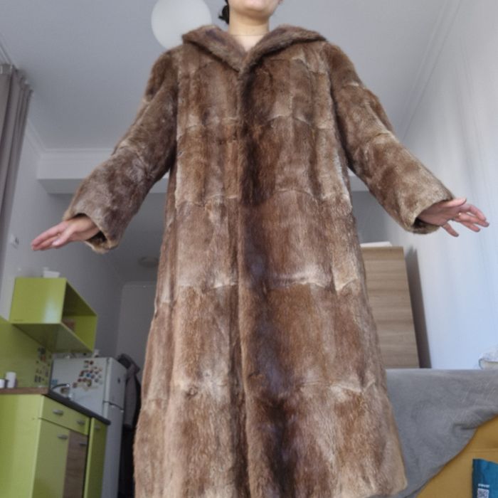 Haina de blana naturala lunga