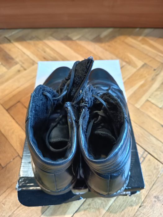 Мъжки боти от естествена кожа (набук)