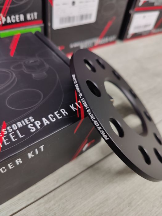 Distantieri 5mm Audi / Mercedes distantiere roti negre Japan Racing