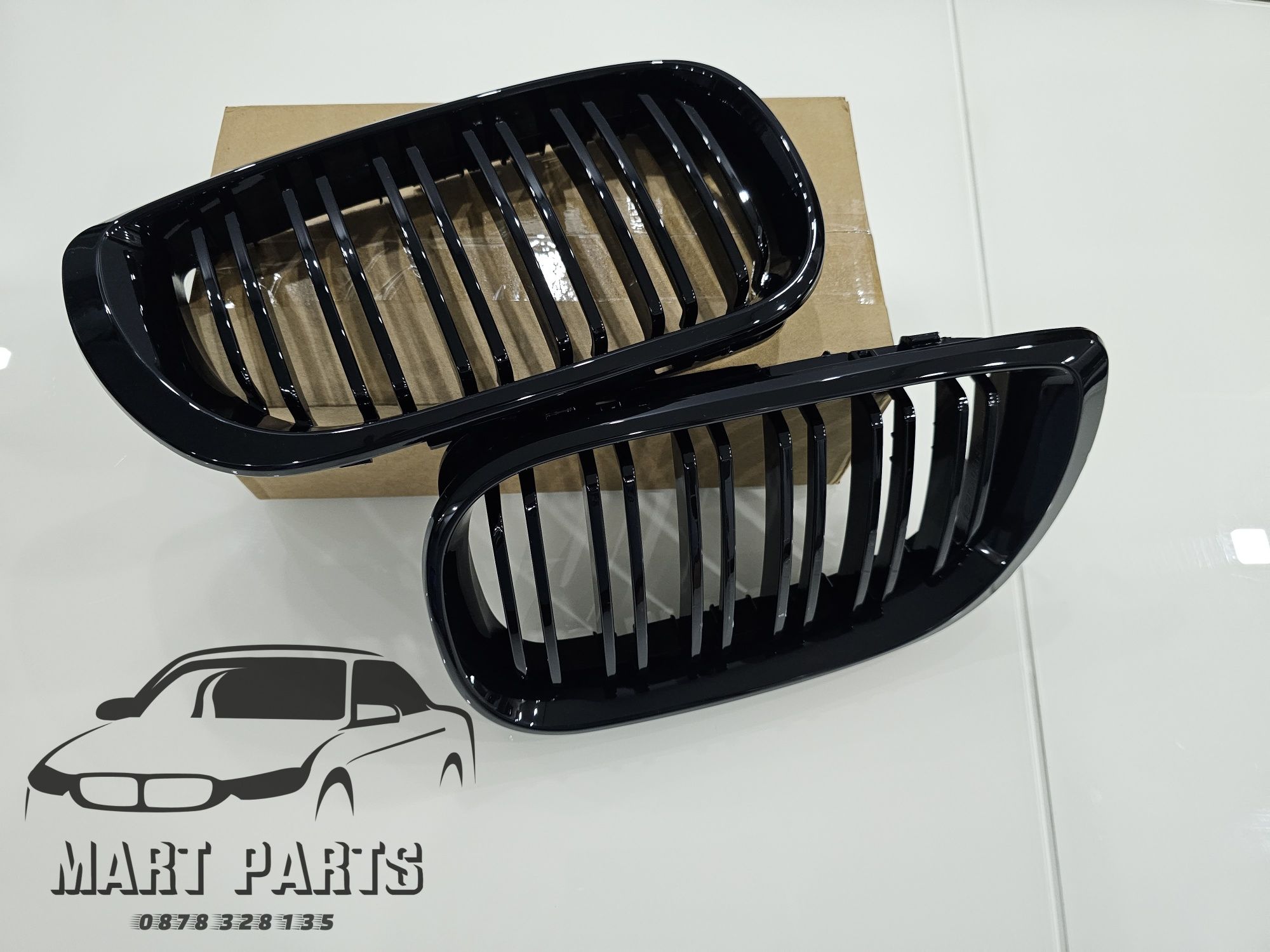 Двойни бъбреци Черен гланц за Bmw Е46 седан и комби Facelift 02-05