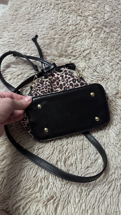 Женская леопардовая сумка