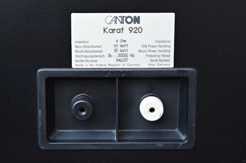 Boxe Canton Karat 920