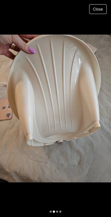 Cadita ok baby culoare alb