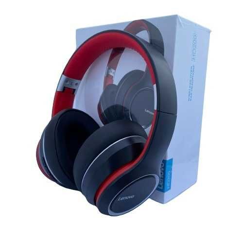 Casti wireless Lenovo Over-Ear HD200 Rosu/Negru