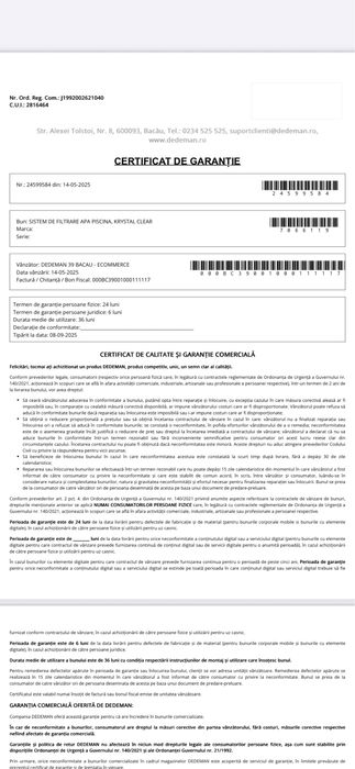 Sistem filtrare apa piscina Intex. In garantie