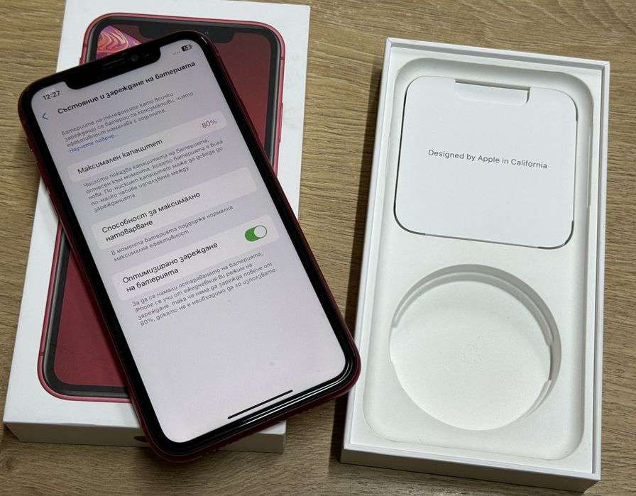 Iphone XR 64GB Red - Като Нов!!