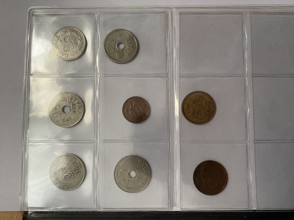 Лот монети Дания