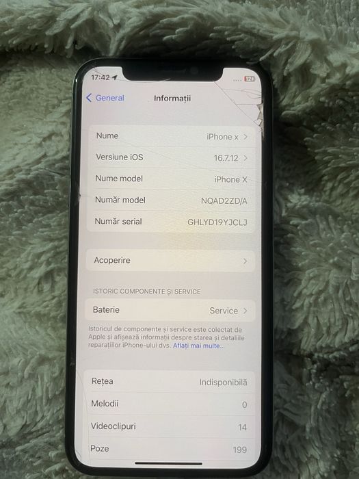 Vand iphone X ,stare buna