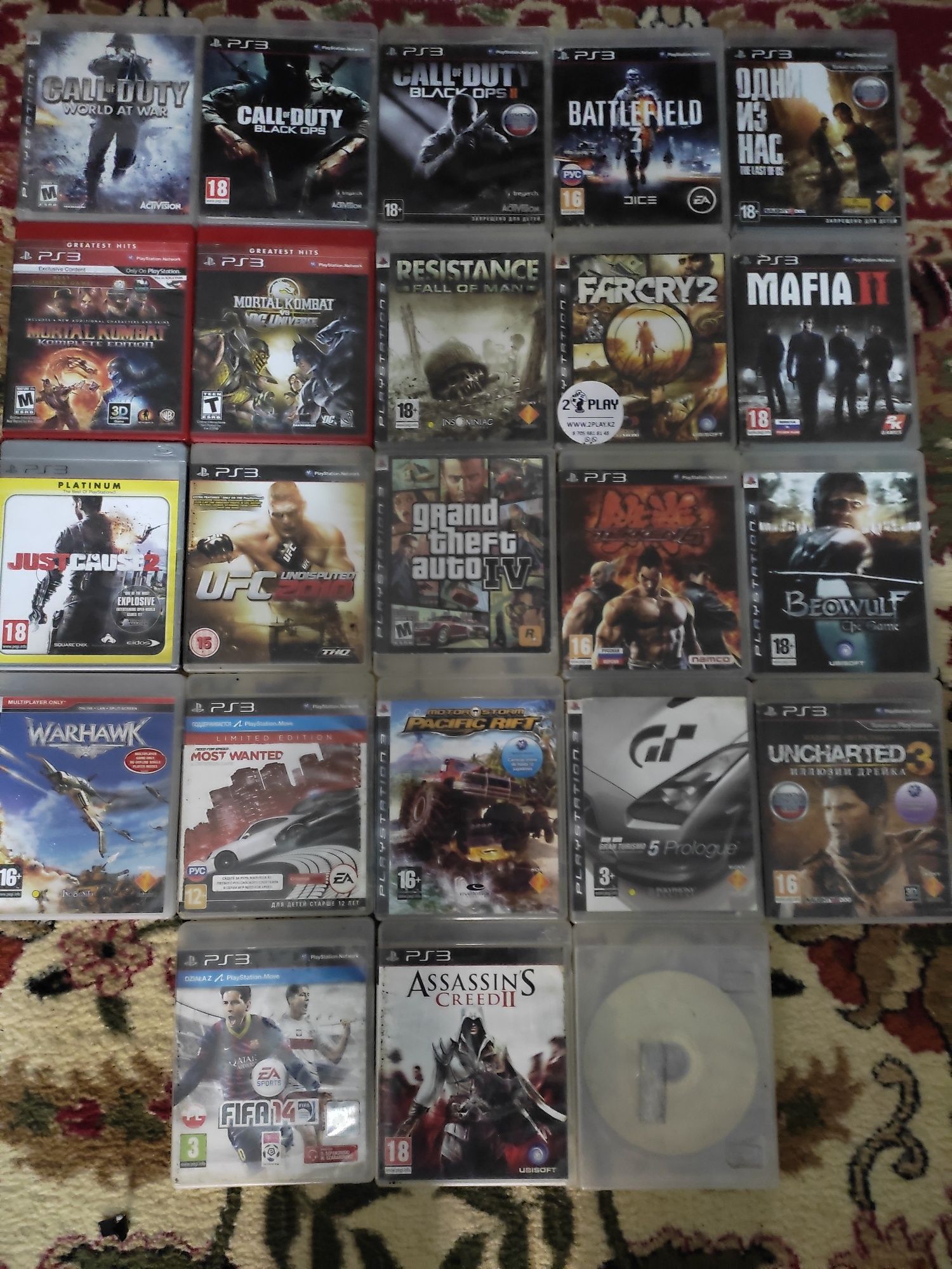 Диски для Ps3 по 2500
