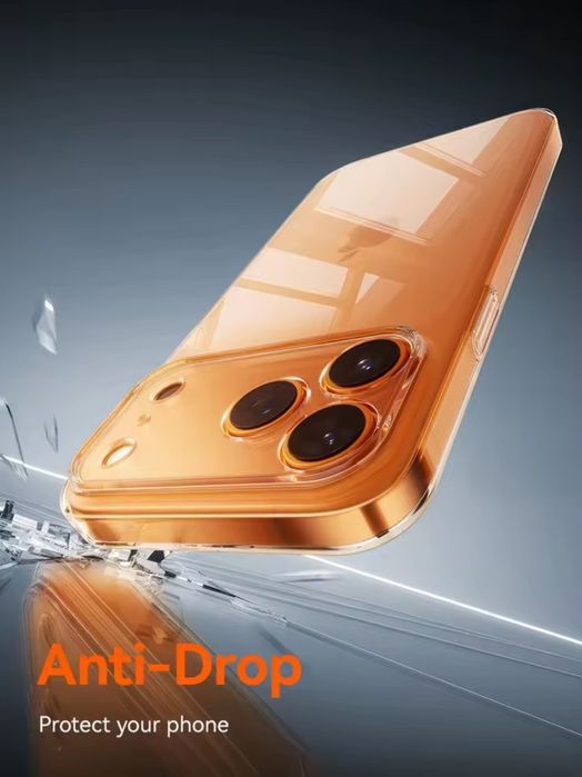 Прозрачен кейс за iPhone 17 pro