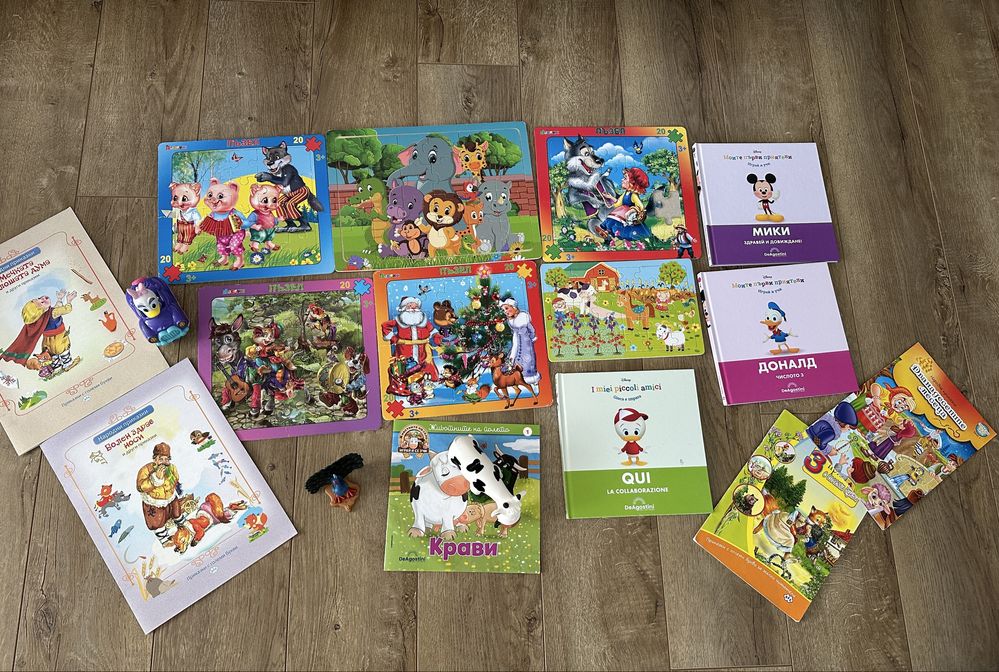 Лот книжки и пъзели