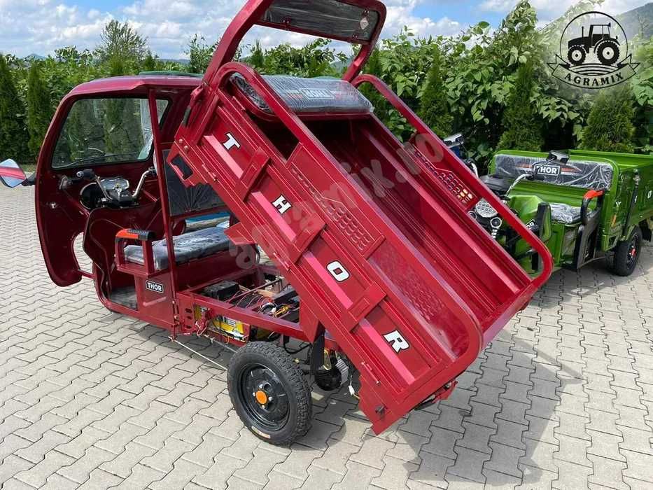 Triciclu electric Tuk Tuk Thor Buggy cu cabina Agramix nou