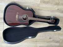 Fender CD-140 SCE Mahogany Chitară electro-acustică Dreadnought