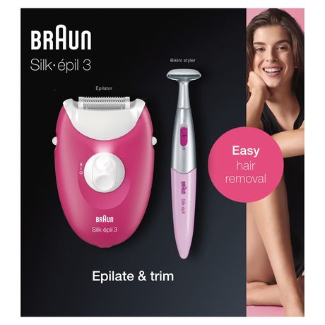 Эпилятор Braun 3-420 Silk-epil 3 розовый
