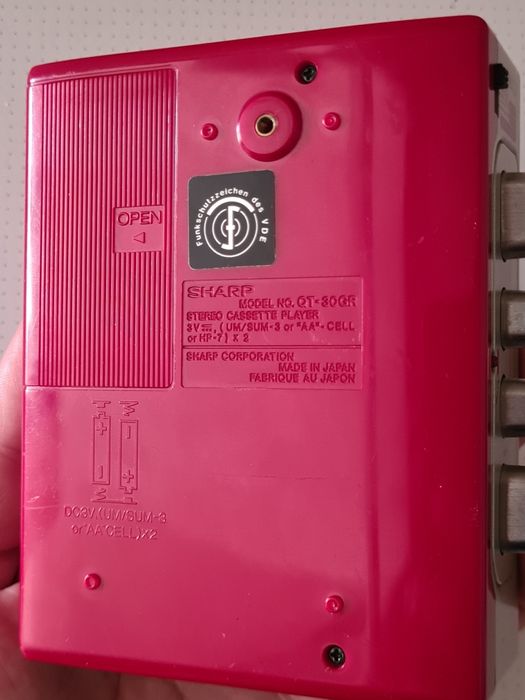 Sharp QT30 Walkman Casetofon Portabil