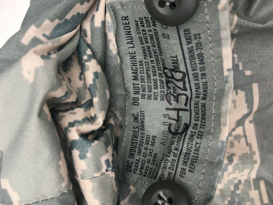 Geaca impermeabilă camuflaj air force usa parka
