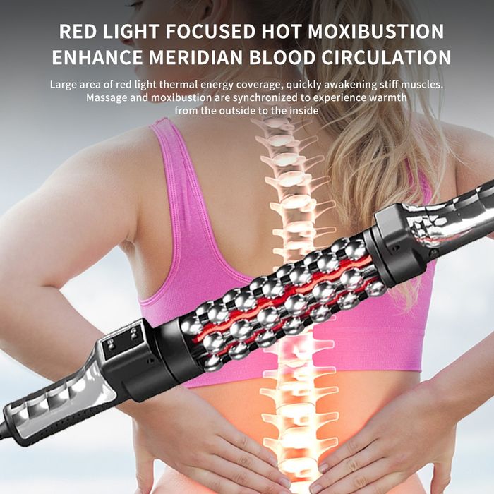 Ролков масажор със загряване,  против целулит, за отслабване и стягане