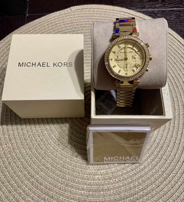 Ceas Michael Kors Parker cronograf Auriu Dama