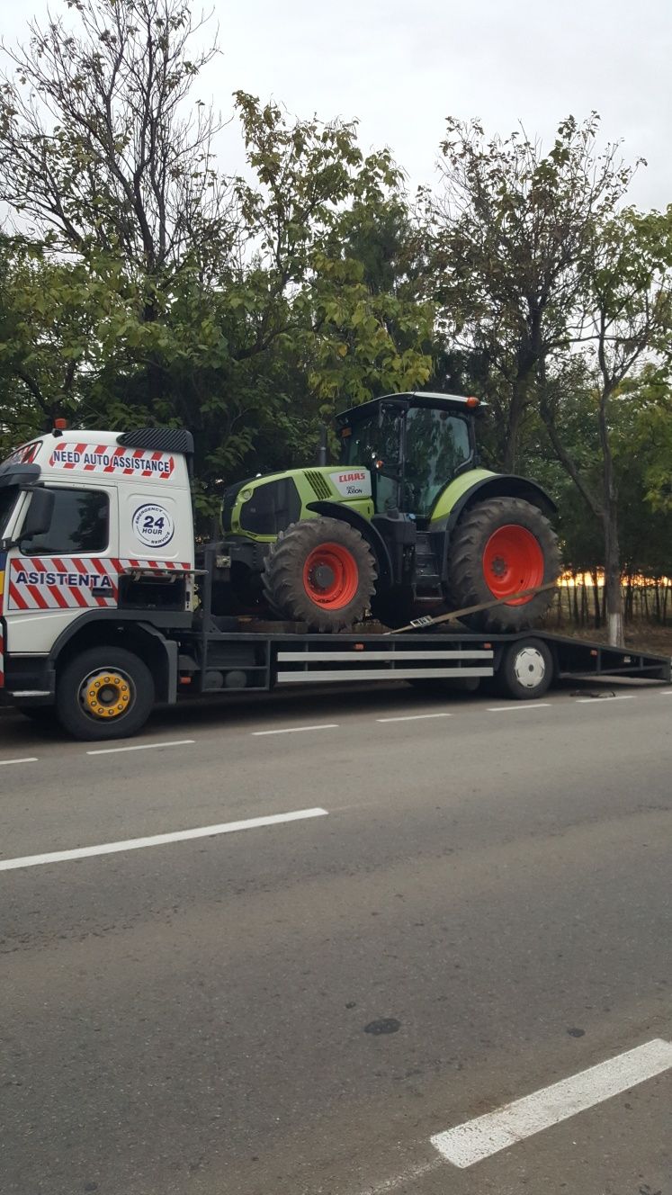 Tractari auto Camioane, transport utilaje grele buldo,taf,manitou