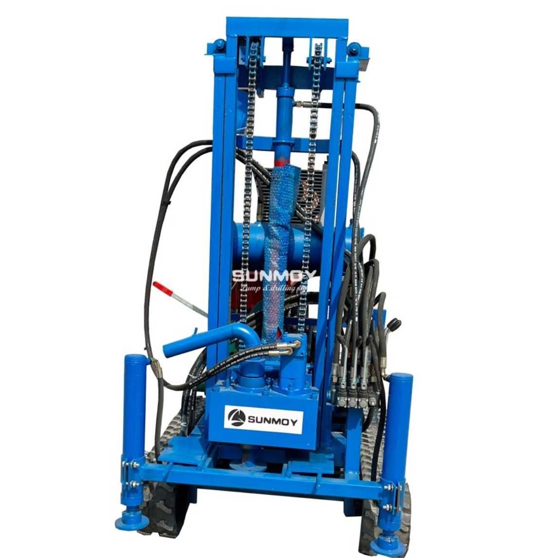 Masina foraj diesel,pe senile 25CP senile 100m prajini, 6 sape incluse