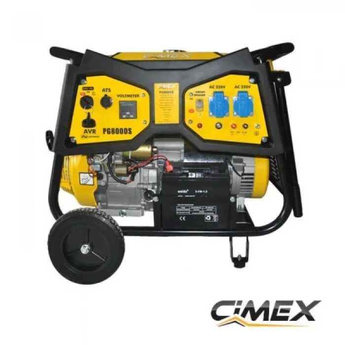 Генератор за ток 3.0 kW, електрически старт, АВР, колела-CIMEX PG4000S
