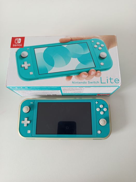 Nintendo Switch Lite verde aproape nou + husă si folie