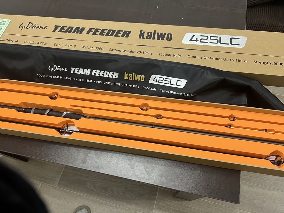 Dome gabor Kaiwo 4,25 + макара Dome gabor Master Long Cast 6600