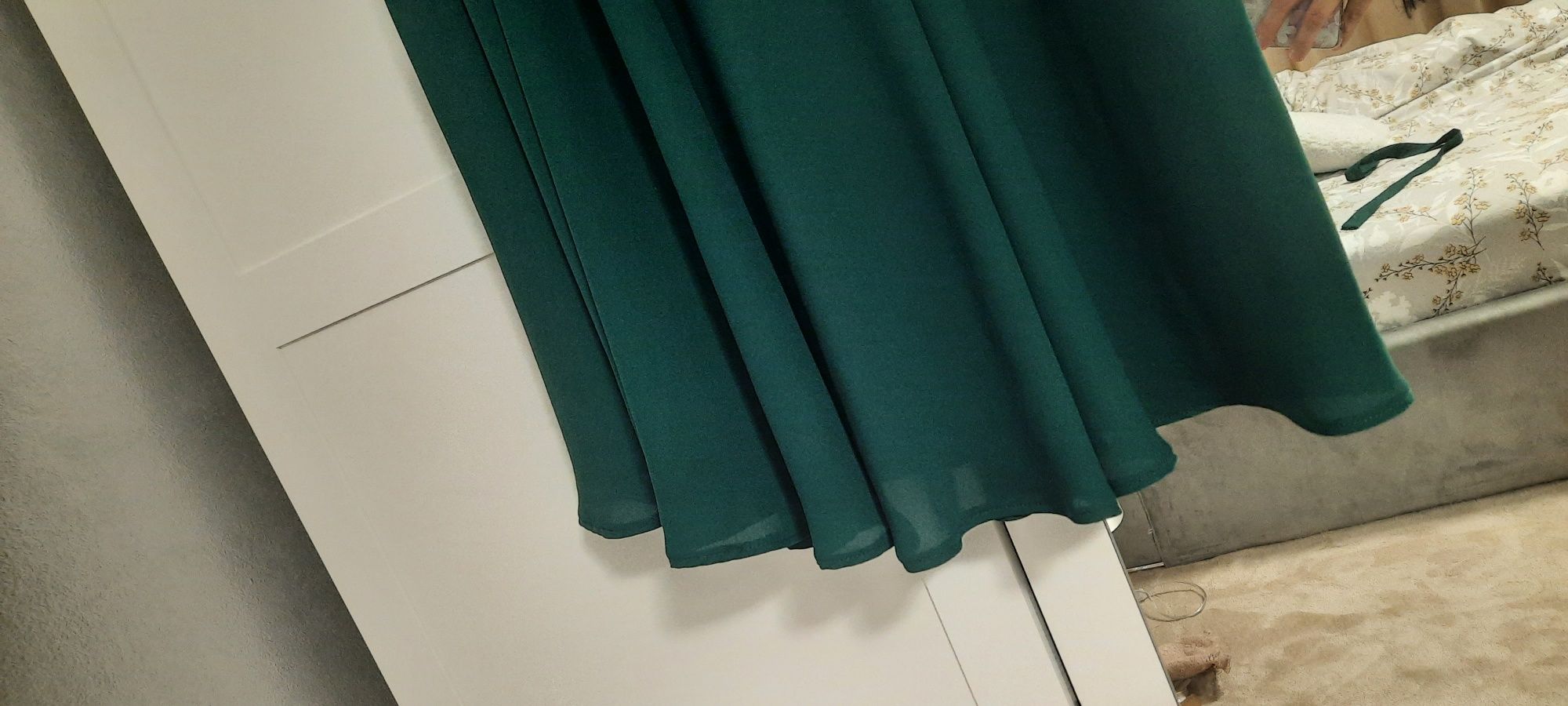 Rochie verde smarald, masura 38