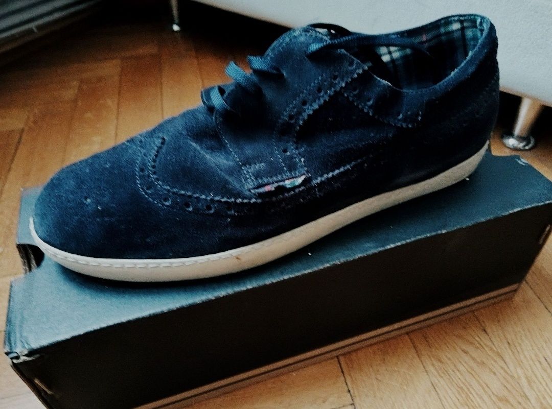 Pantofi 43 Brogue,pantofi piele maro 43,ghete Bugatti 44.