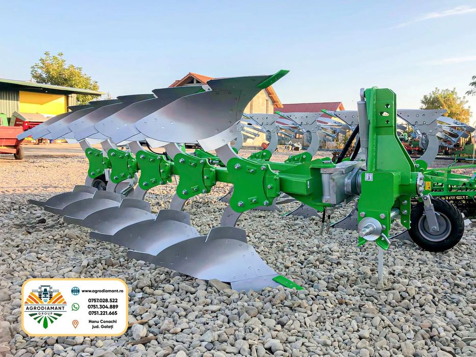 BOMET LEO - Pluguri reversibile cu 5 (4+1) sectii , cormane pline, utilaj nou de la producător;