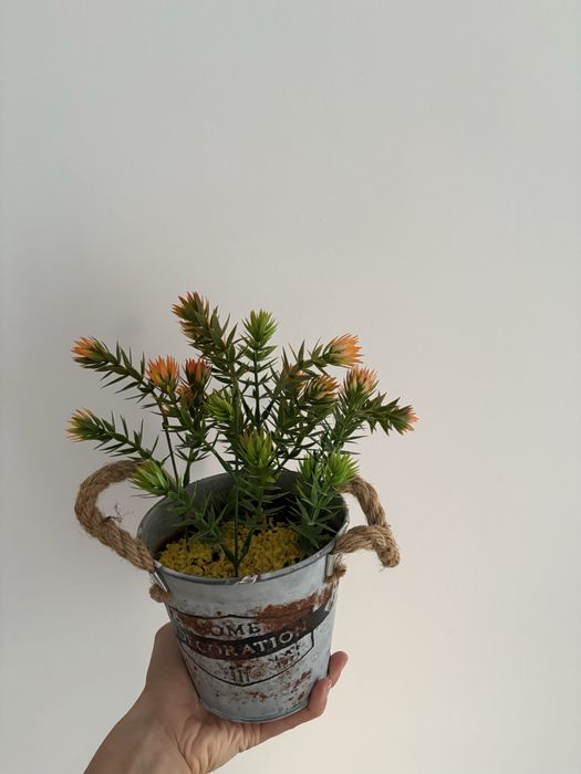 Ghiveci planta artificuala , planta decor plastic