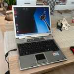 Laptop retro ASUS A2500S Pentium 4 Radeon 9600 pentru colecționari