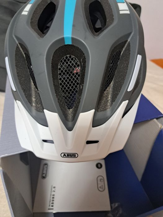 Casca bicicleta Abus Aduro 2.0 gri in cutie