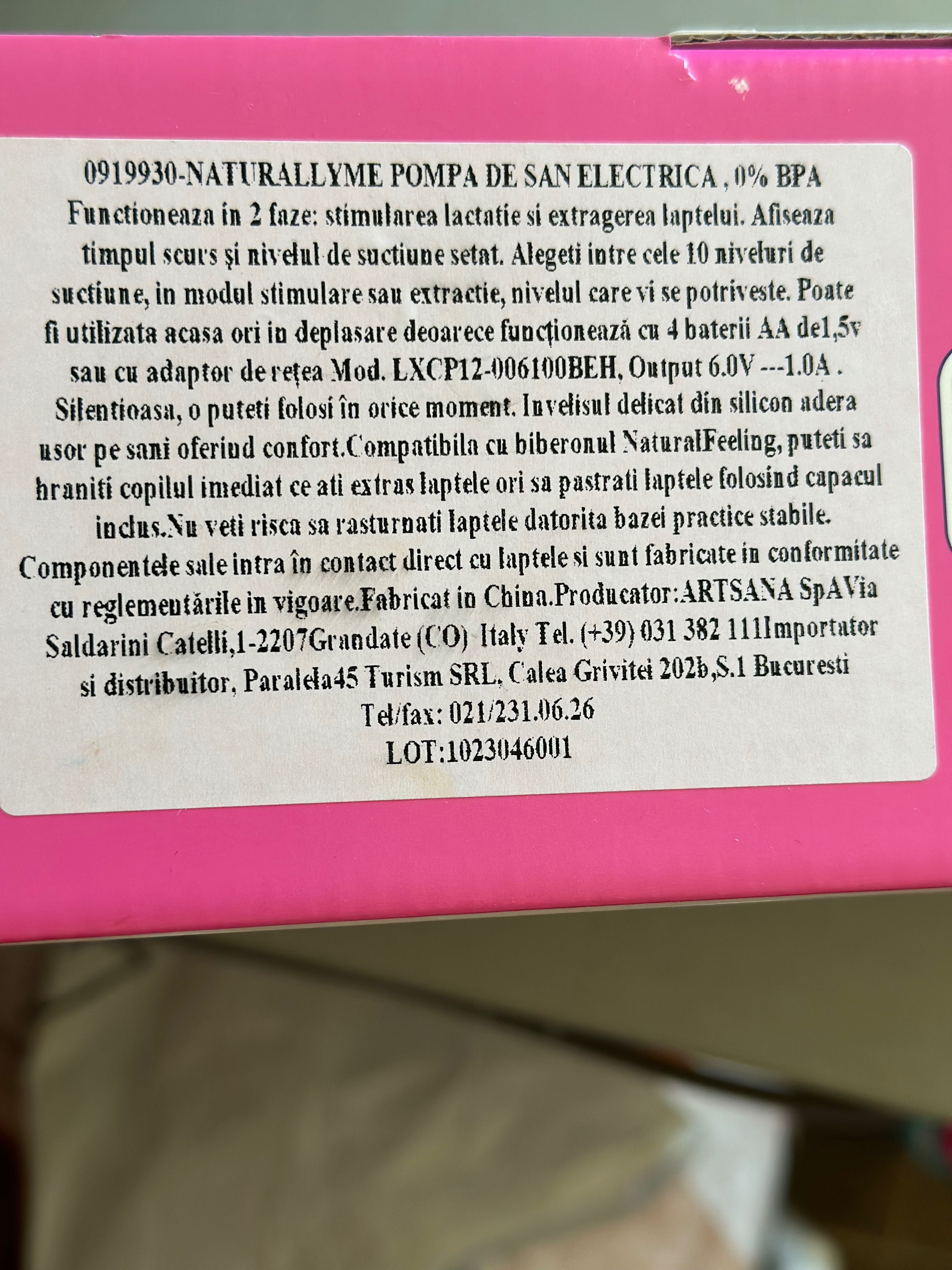 Pompă sân electrică Chicco