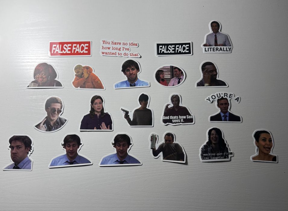 Мемные стикеры наклейки