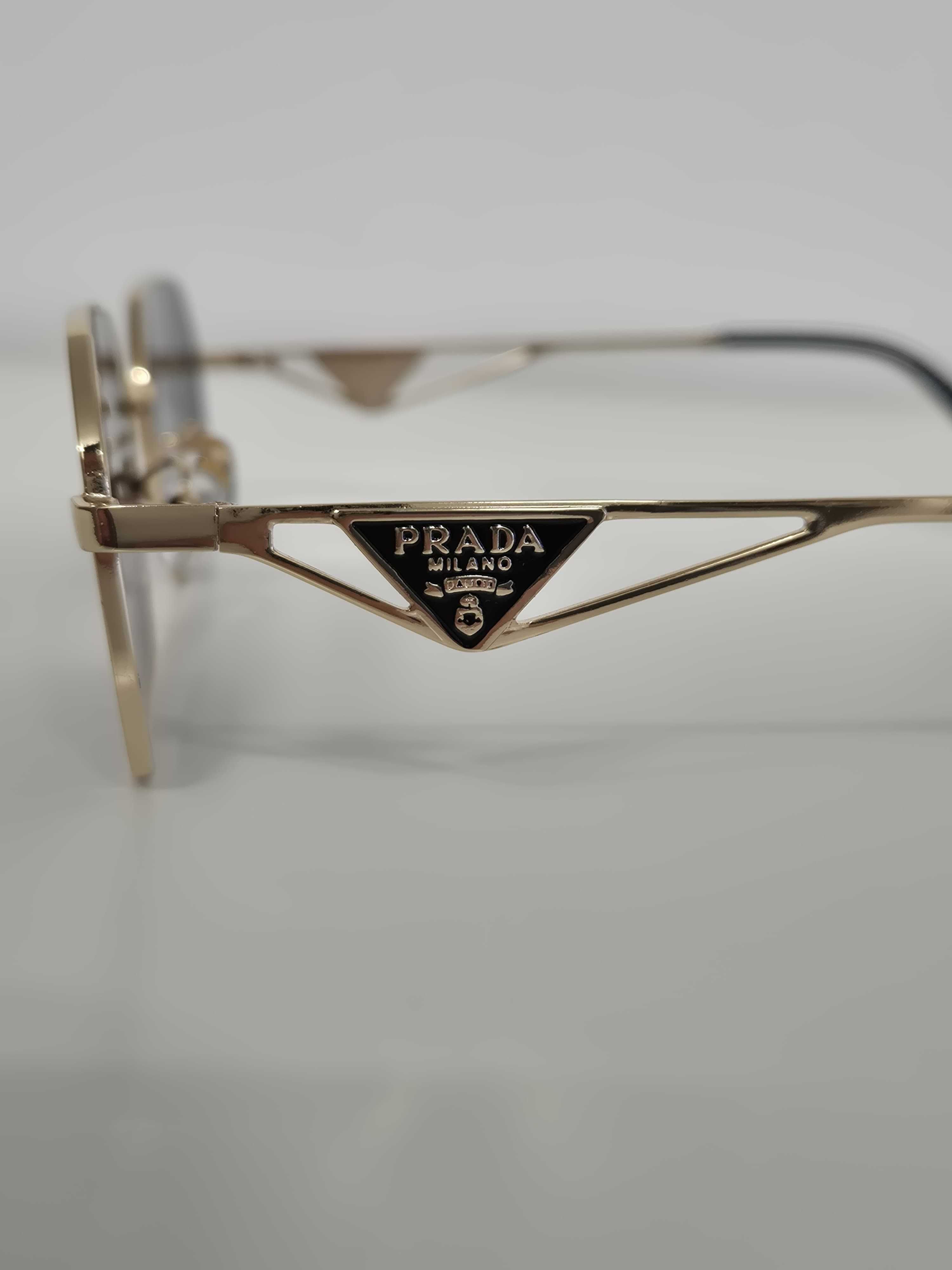 Ochelari de soare Prada Negru/Maro