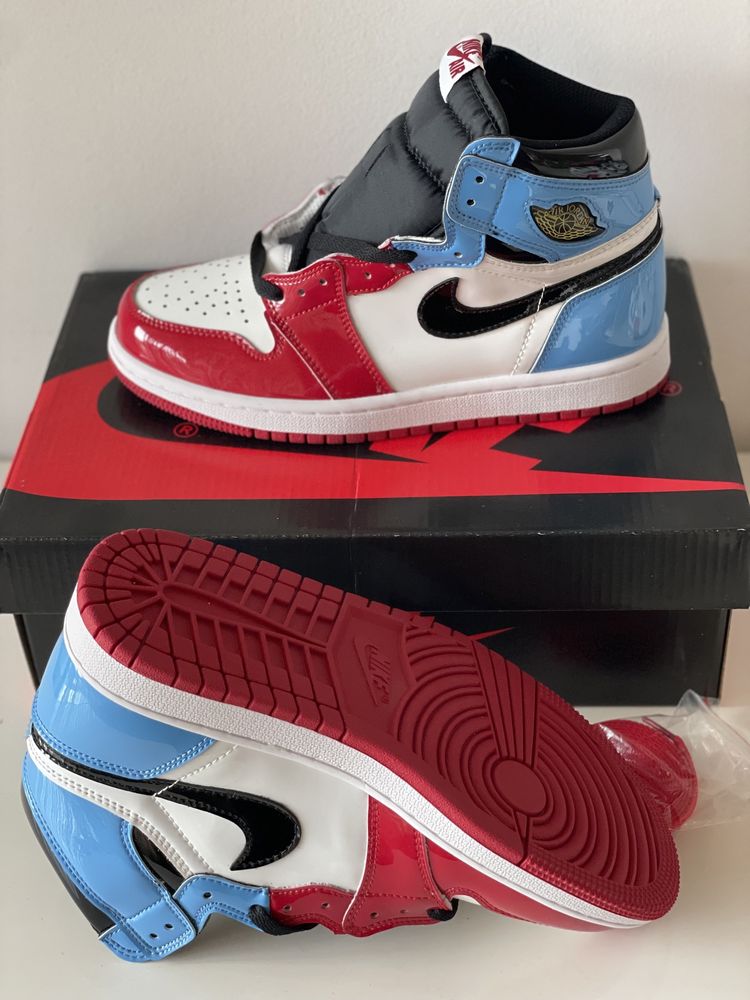 Retro Air Jordan 1 High Fearless UNC Chicago Red University Blue